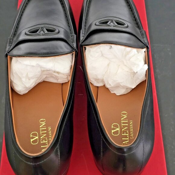 $980 MSRP- Authentic Valentino Garavani 5Y2S0I03VNM Vlogo Loafers- US 12/EU 45 main image 10